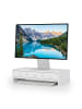 relaxdays Monitorständer in Weiß - (B)51 x (H)12,5 x (T)24 cm