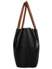 Samantha Look Handtasche echt Leder in schwarz