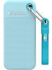 Verbatim Pocket SSD 1 TB Externe SSD USB 3.2 Gen 2 inkl. 2 Gummihüllen schwarz/h.blau