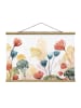 WALLART Stoffbild mit Posterleisten - Wildblumen im Sommer II in Bunt