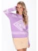 IZIA Women Sweater in lavender