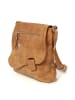 Bag Street Umhängetasche, Schultertasche Kunstleder cognac, braun ca. 26cm