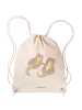 Mr. & Mrs. Panda Gym-Rucksack Otter Hände halten ohne Spruch in Creme