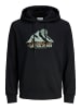 Jack & Jones Hoodie 'Sun' in schwarz
