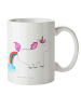 Mr. & Mrs. Panda Kaffeetasse Einhorn Pupsen ohne Spruch in Weiß
