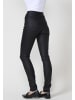 KOROSHI Schmale bedruckte Damenhose in SCHWARZ