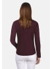 Vincenzo Boretti Bluse leicht tailliert in aubergine