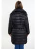 Usha Damen Steppmantel in Schwarz