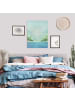 WALLART Leinwandbild - Reiseposter - Big Sur in Blau