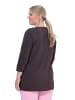 MIAMODA Langarmshirt in mahagoni