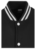 Urban Classics College Jacket in blk/wht