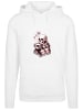 F4NT4STIC Hoodie Cozy Winter Skelett in weiß