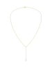 Alexander York Kette Y-Design PERLE in Gold aus 925 Sterling Silber in gold