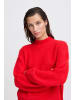 b. young BYMILLER SHORT JUMPER - KNIT Regular fit in Haute Red Melange
