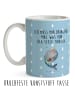 Mr. & Mrs. Panda Kindertasse Narwal Gitarre mit Spruch in Blau Pastell