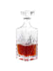 Intirilife Whiskey Karaffe - Decanter für Rum, Vodka, Scotch uvm. in 800ml in Klar