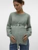 mama licious Strickpullover in Chinois Green