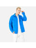 Megaman Hemdjacke Oversize Fit Übergangsjacke in Blau