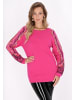 faina Damen Pullover in Fuchsia