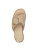 Tamaris Plateau Pantoletten in Beige