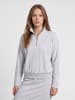 Hummel Reißverschluss Sweatshirt Hmli-D Damen in LIGHT GREY MELANGE