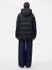 Pieces Wattierte Jacke in Black
