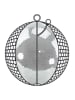 SATISFIRE Spiegelkugel 30cm Discokugel Mirrorball D: 30cm in schwarz