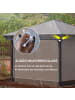 Outsunny Abdeckung für Pavillon in Transparent 300L x 300B x 80H cm