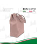 Toscanto Leder Shopper, Schultertasche Toscanto Tasche altrosa ca. 28cm