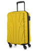 suitline Suitline - leichtes Handgepäck 55x35x20 cm Flugzeug-Trolley Koffer 34 L Bordgepäck in Gelb
