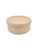 relaxdays 4 x Pizzaballenbox in Beige - (H)6,5 x Ø 14,5 cm