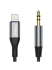 COFI 1453 Audiokabel iPhone - Miniklinke 3,5 mm 1 m grau in Grau