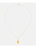Diamant L'éternel Kette mit Anhänger, mit Citrin, 375 Gelbgold
