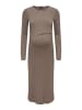 ONLY Kleid in Chocolate Brown