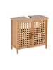 relaxdays Waschbeckenunterschrank in Natur - (B)66 x (H)61 x (T)30 cm