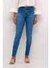Kaffe Jeans KAlaurine Slim fit in Washed/Destroyed Blue Denim