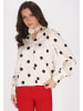 faina Women Blouse in white black