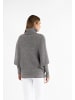 RISA Strick Pullover in Grau Melange