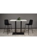 58 aufm Kessel TRESENTISCH Electra 120x70x106 schwarz matt/weiß matt lack
