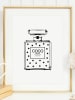 Tales by Jen Poster / Kunstdruck "Dotted Perfume Bottle" I Ohne Rahmen