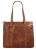 SPIKES & SPARROW Shopper echt Leder in cognac