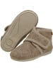 En Fant Kinder Hausschuh "Slippers Wool Hook and Loop" in Braun