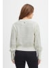 PULZ Jeans Strickpullover PZAMY - 50207167  Strickpullover mit Strukturmuster in Weiß