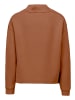 BETTY & CO Sweatshirt mit Stehkragen in braun