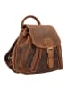 Greenburry Vintage City Rucksack Leder 25 cm in braun