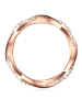 Trilani Ring aus Sterling Silber mit Zirkonia in roségold
