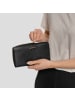 Lazarotti Bologna Leather XL Zip-Around Geldbörse Leder 19 cm in black