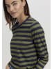 Hessnatur Shirt Streifen Regular in moos