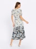 WITT WEIDEN Druck-Kleid in champagner-marine-bedruckt