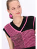 myMo Women Vest in black pink
